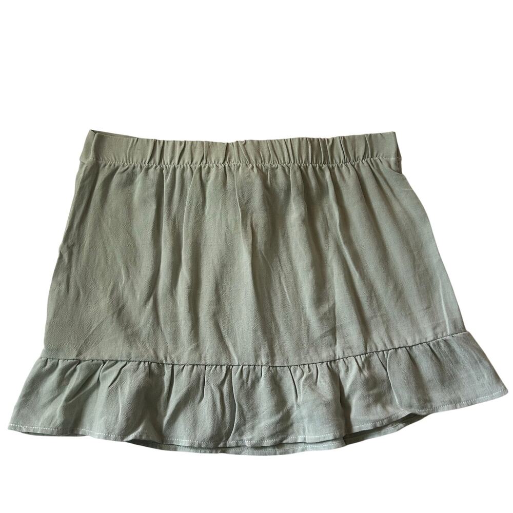 5/$25 Crown of Hearts Girl's Ruffle Tie Elastic Waist Mint Green Skirt XXL New - Picture 4 of 7